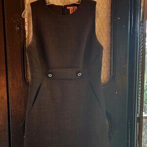 Tory Burch Graphite Size 8 Sleeveless Dress